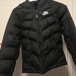 Nike Boys Black Quilted Jacket